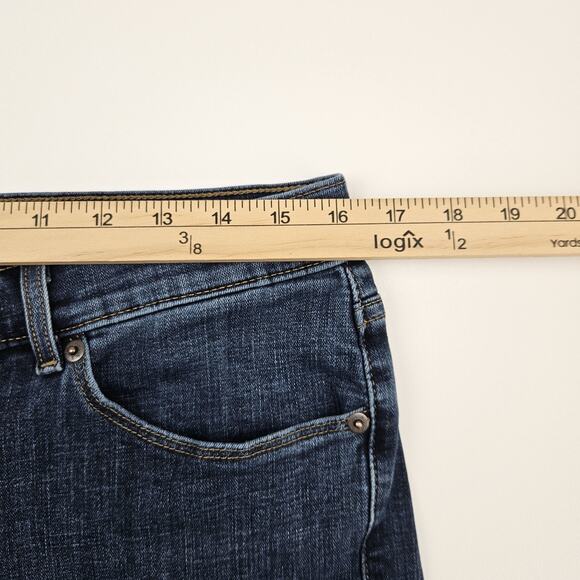 Levi's Classic Bootcut Jeans Women's 10 Denim Dark Wash Mid-Rise Stretch Blue - Picture 5 of 8